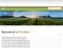 Tablet Screenshot of fertben.it